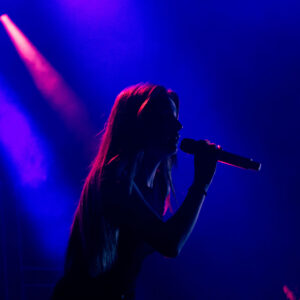 Photo de la performance de Adèle Castillon lors du festival BTR 2025
