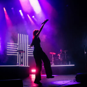Photo de la performance de Adèle Castillon lors du festival BTR 2025