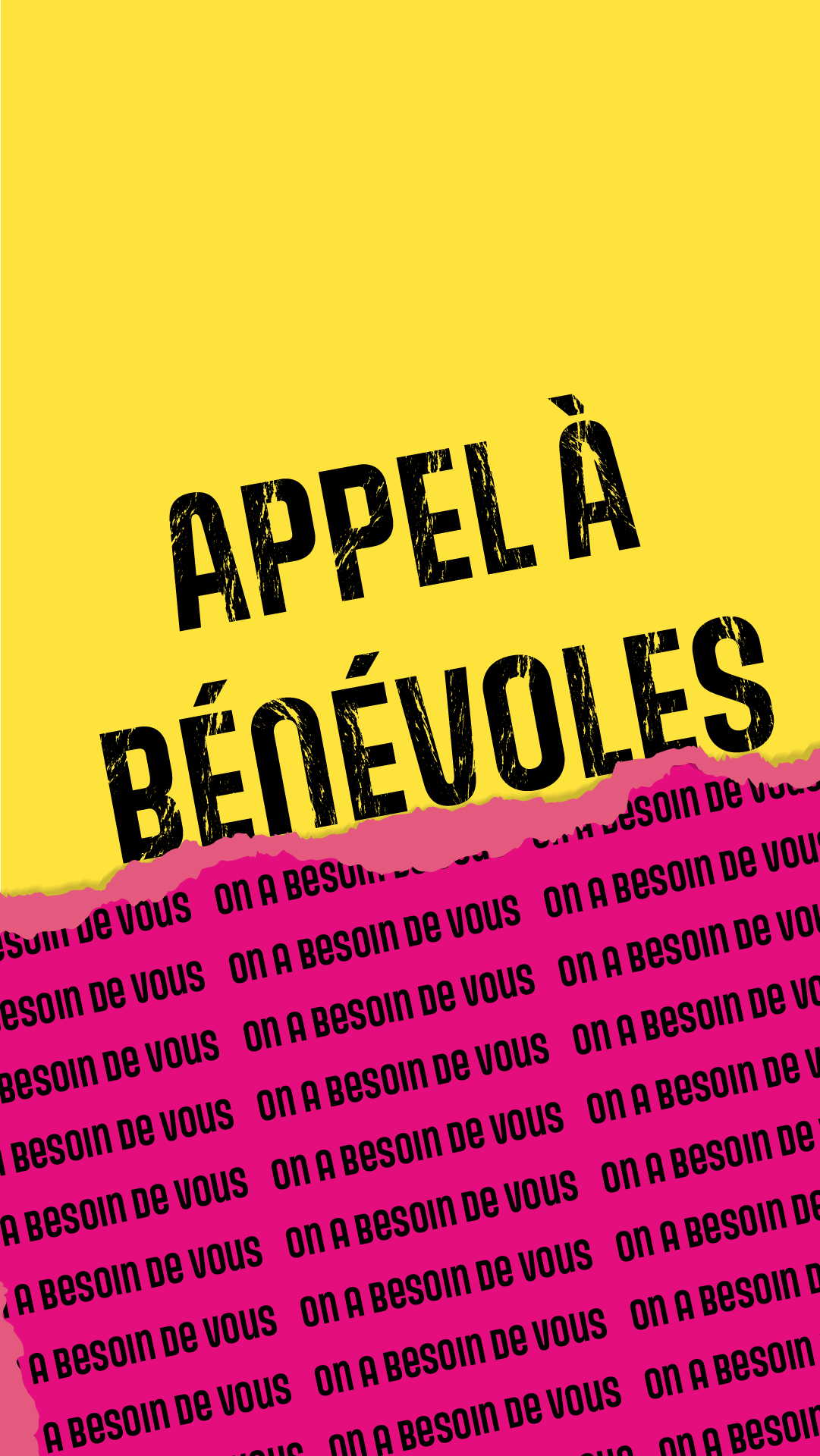 Appel à bénévoles
